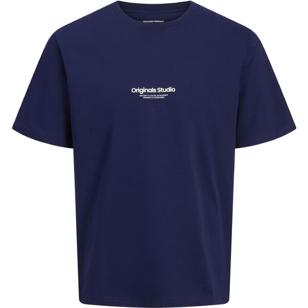 Jack & Jones Junior Tričko JORVesterbro námornícka modrá / biela 61801554