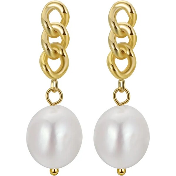 MAJYA Strieborné náušnice CAIO pozlátené 11691 64582567