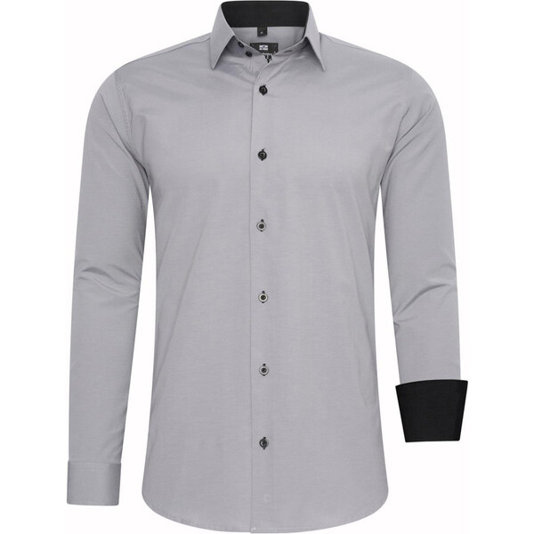 RUSTY NEAL košeľa pánska R-44 dlhý rukáv slim fit 15517516