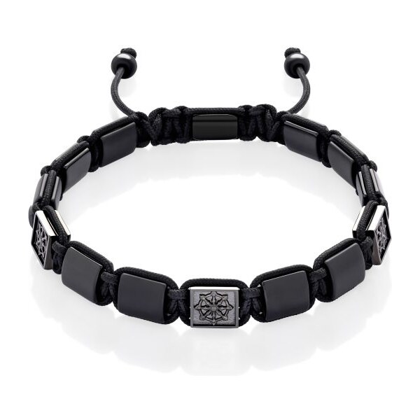 Čierny onyx náramok Dharma Trimakasi 58181999