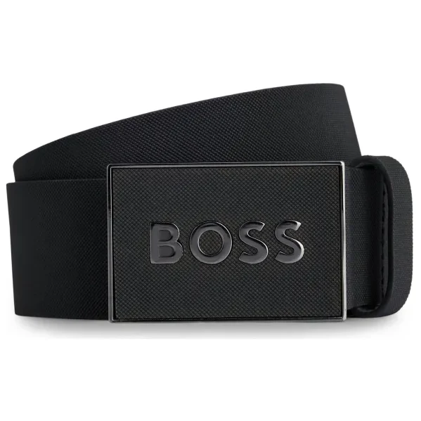 BOSS BLACK Kožený opasok Boss_Icon-S1 66375665