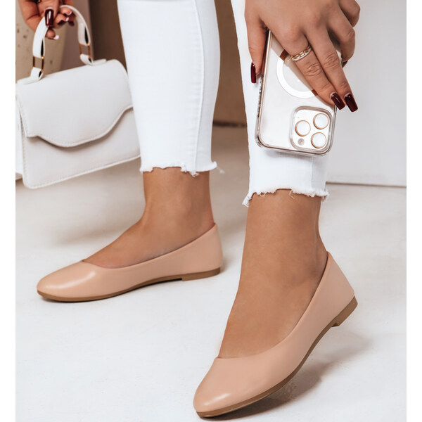 BASIC Béžové klasické dámske baleríny FRLINE ZY0670 62130340