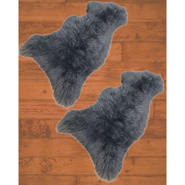 JOHN-C 1+1 AKCIA! Luxusná sivá ovčia kožušina 125x60cm 62140502