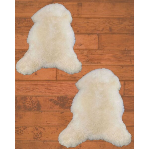 JOHN-C 1+1 AKCIA! Luxusná biela ovčia kožušina 130x80cm 62140511
