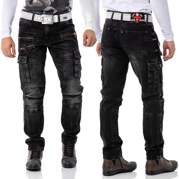 CIPO & BAXX nohavice pánske CD798 L:34 jeans džíny 62141794
