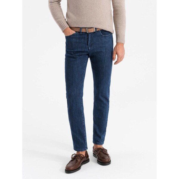 Ombre Clothing Pánske tmavo modré rifle V3 PADP-0216 62156276