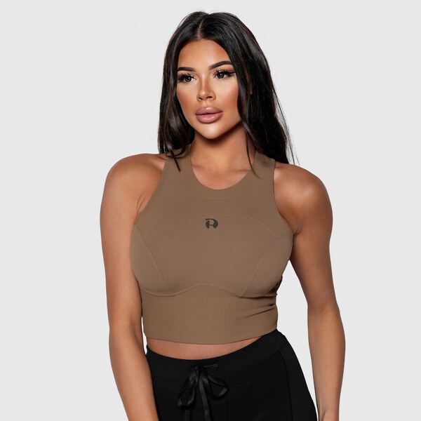 Športová podprsenka Iron Aesthetics High Impact, hnedá 62857518