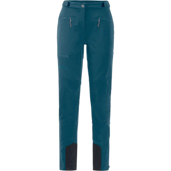 Tmavomodré dámske trekingové softshellové nohavice Jack Wolfskin 65151363