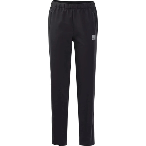 Čierne dámske zateplené cyklistické nohavice Jack Wolfskin Bike 65151341