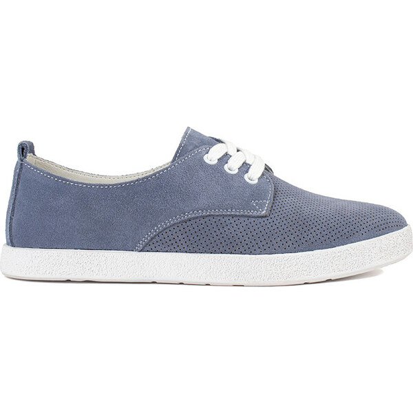 Goodin Modré dierkované tenisky z prírodnej kože GD-XF-96BL 62159914