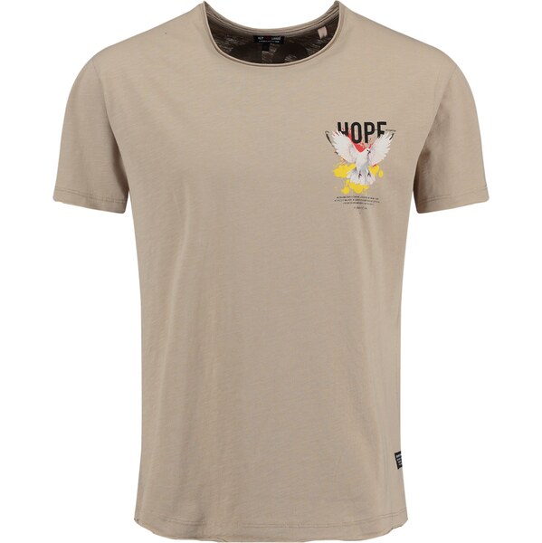 Key Largo Tričko Hope béžová / žltá / čierna / šedobiela 62164281