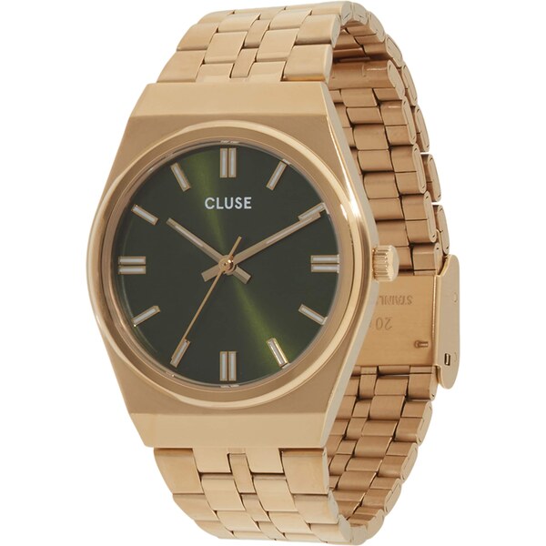 CLUSE Analógové hodinky zlatá / olivová / biela 62164512
