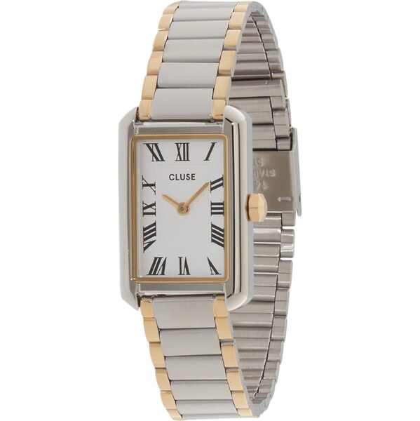 CLUSE Analógové hodinky Belissena zlatá / čierna / strieborná / biela 62164529