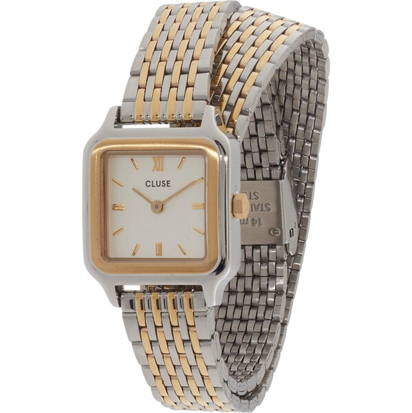 CLUSE Analógové hodinky Gracieuse zlatá / strieborná 62164564