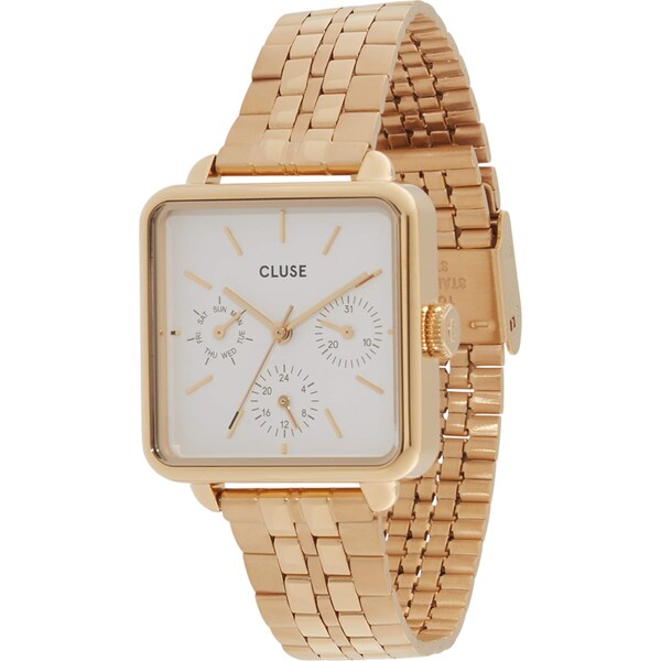 CLUSE Analógové hodinky zlatá / čierna / biela 62164569