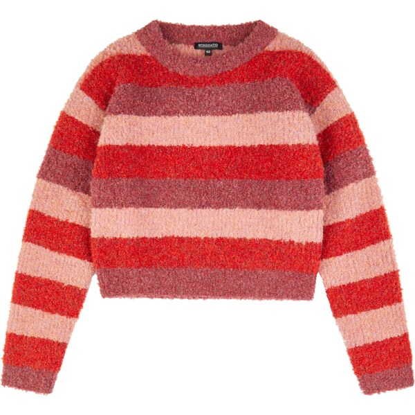 STACCATO Sveter púdrová / červená / červená melírovaná 63158566