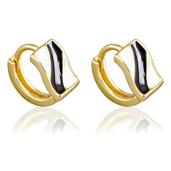 MAJYA Strieborné náušnice TOSCA pozlátené 11757 64582597