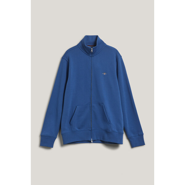 MIKINA GANT REG SHIELD FULL ZIP SWEAT RICH BLUE 62169742