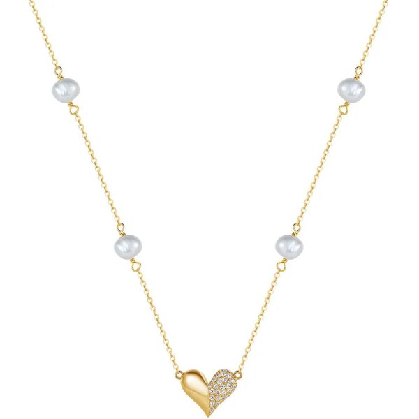 MAJYA Strieborná retiazka s príveskom LEANA pozlátená 11659 64582601