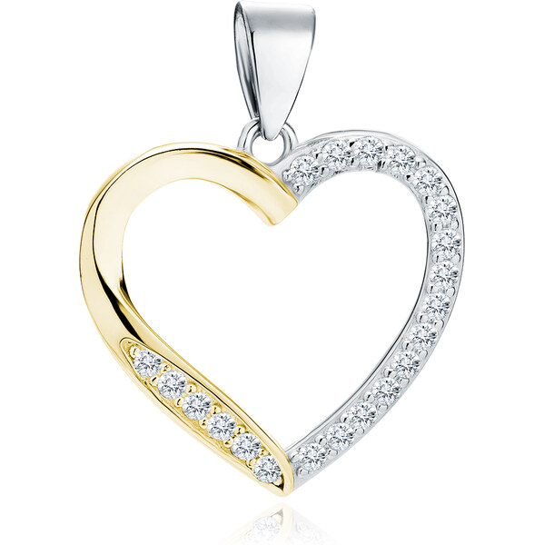 Olivie Stříbrný přívěsek SRDCE GOLD 9429 65048825