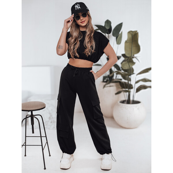 DStreet Komplet dámsky CHICBASE čierny 65388631