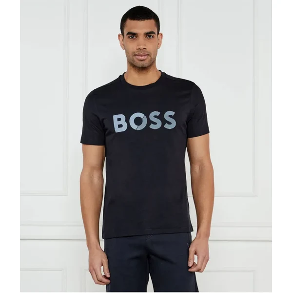 BOSS GREEN Tričko Tape Logo | Regular Fit 62176350
