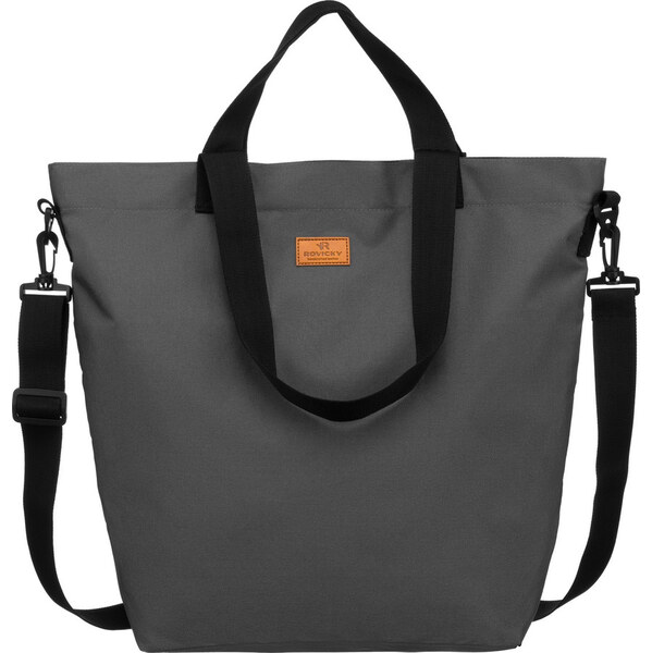 Rovicky Sivá textilná shopper kabelka R-TZ15605 52671846