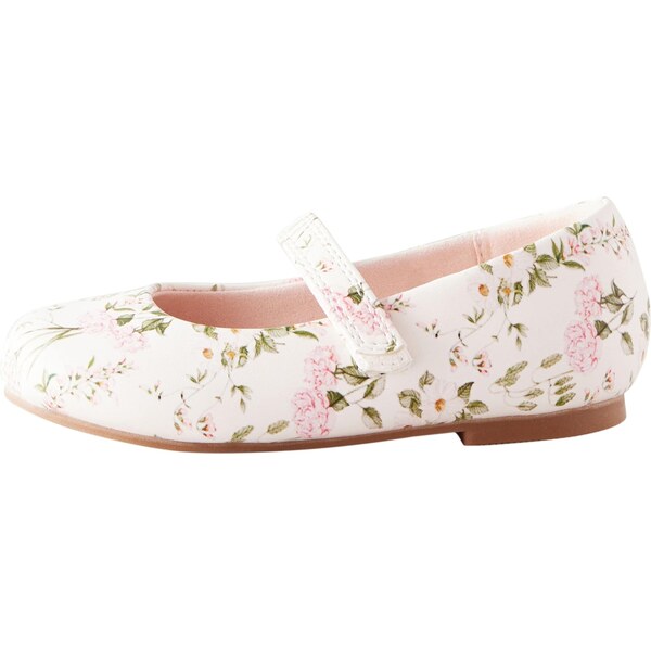 Next Baleríny zelená / ružová / šedobiela 65730821