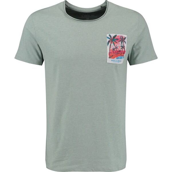 Key Largo Tričko Vibes azúrová / smaragdová / tmavozelená / oranžovo 62185038