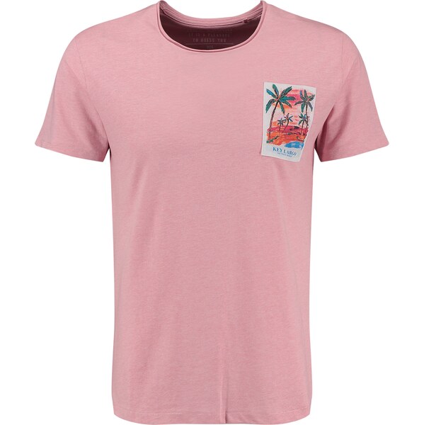 Key Largo Tričko Vibes zelená / ružová / čierna / biela 62185037