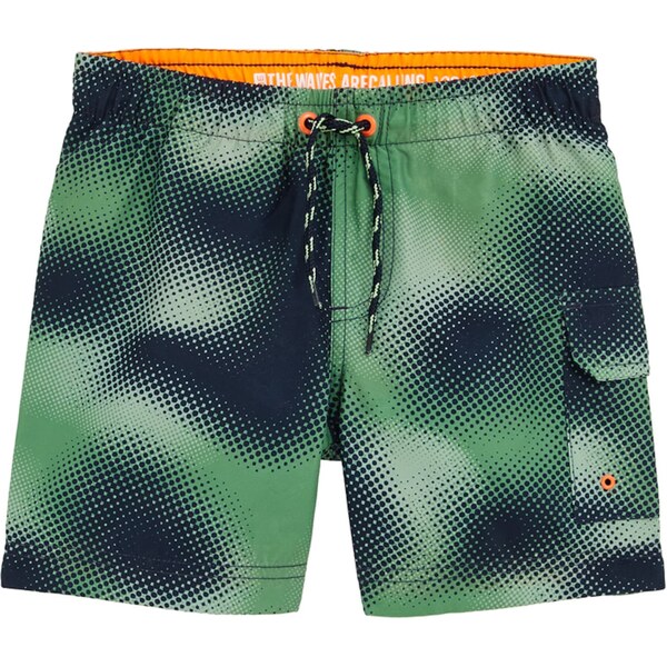 WE Fashion Plavecké šortky námornícka modrá / zelená 62298183