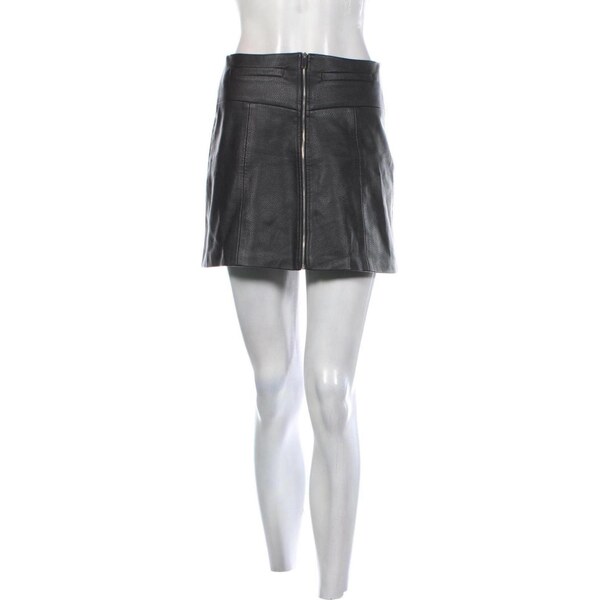 Kožená sukňa Bershka 62187760