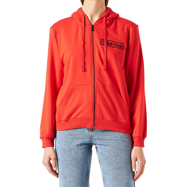 Dámska mikina s kapucňou QS6801E-XM9 - Calvin Klein 62190430