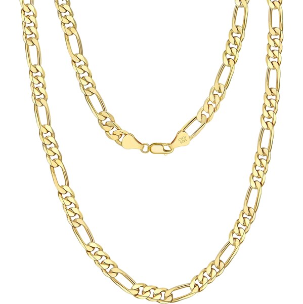 MAJYA Strieborná retiazka HAMIS 55 cm | šírka 7 mm pozlátená 11741 64582588