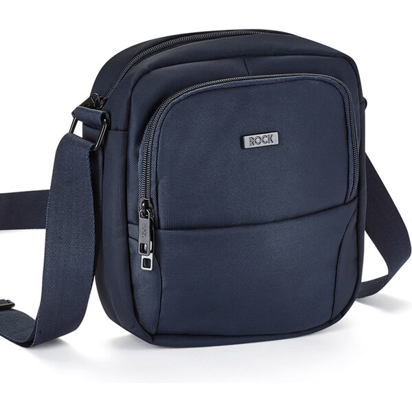 Taška cez rameno ROCK SB-0050 - tmavo modrá 62192082