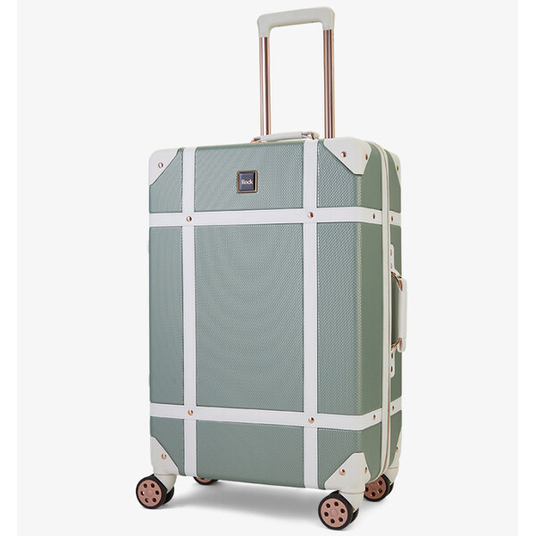 cestovný kufr ROCK TR-0193/3-M ABS - šedozelená 62193601