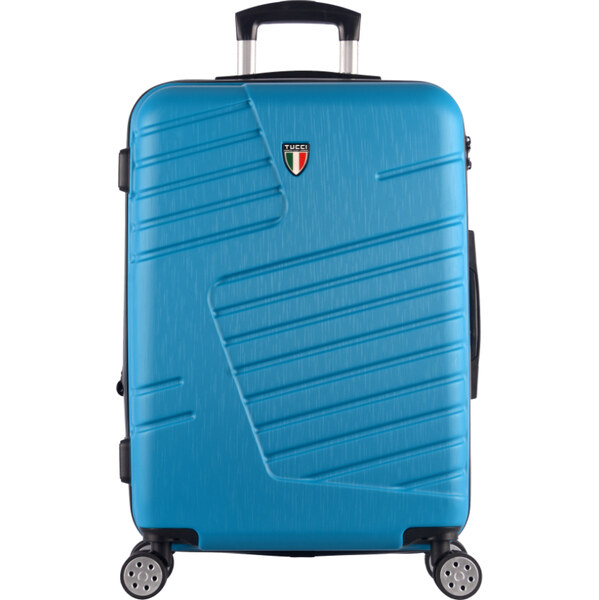 cestovný kufr TUCCI Boschetti T-0278/3-L ABS - modrá 62194465