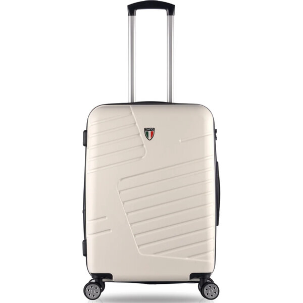 kabinová batožina TUCCI Boschetti T-0278/3-S ABS - biela 62194478