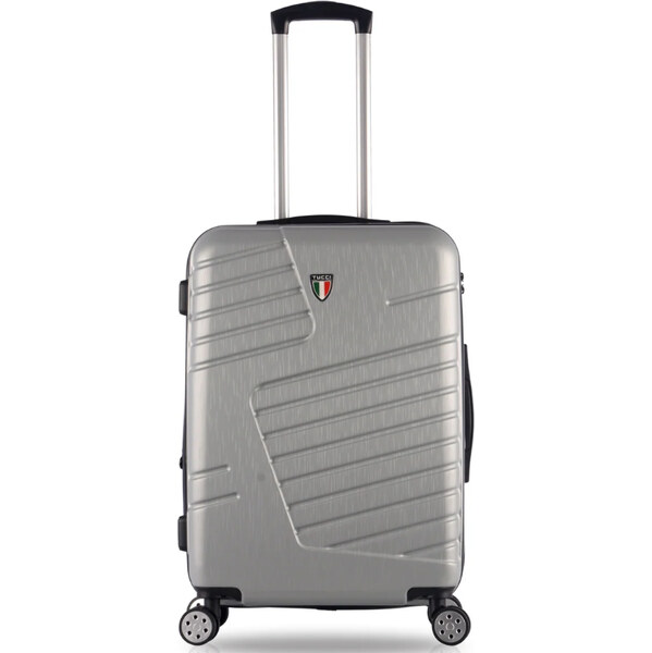 kabinová batožina TUCCI Boschetti T-0278/3-S ABS - strieborná 62194481