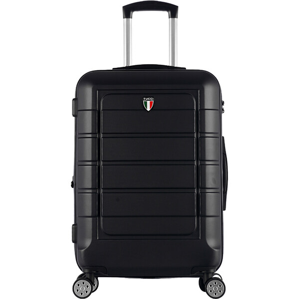 cestovný kufr TUCCI Console T-0273/3-M ABS - čierna 62194489