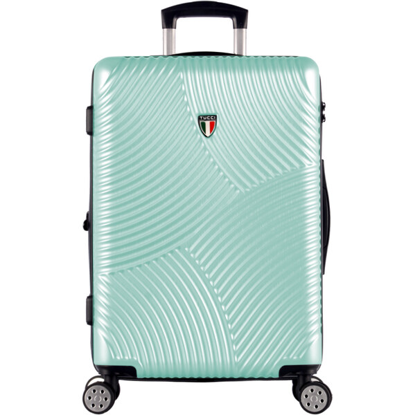 cestovný kufr TUCCI Srotolare T-0277/3-L ABS - zelená 62194553