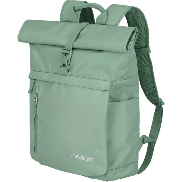 Travelite Basics Roll-up Backpack Light green 62194648