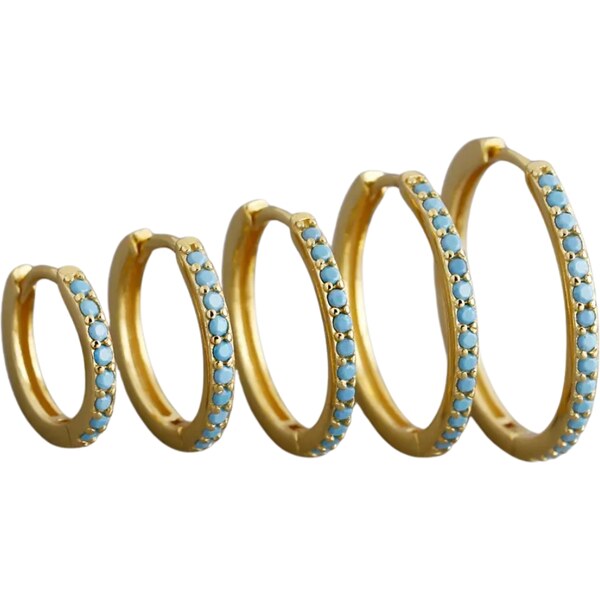 MAJYA Strieborné náušnice BARICA 20 mm pozlátené 11750 65409138