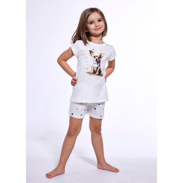 Dievčenské letné pyžamo Cornette Kids Girl 787/108 Chihuahua 86-128 63523264