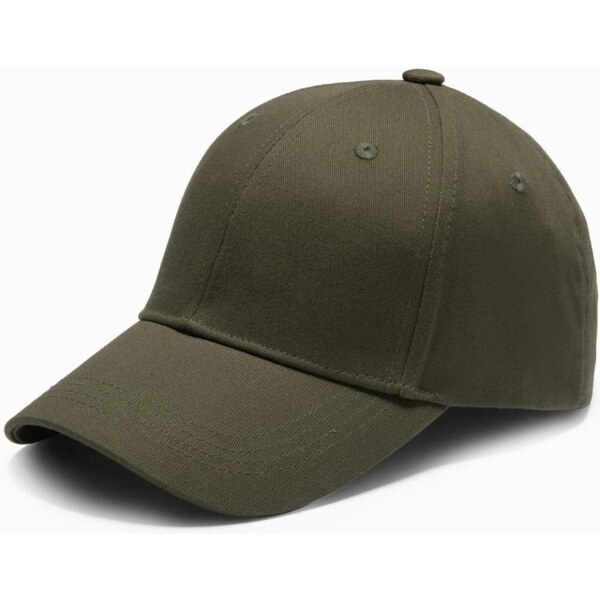 Ombre Clothing Jednofarebná khaki šiltovka V5 ACCS-0105 62197083