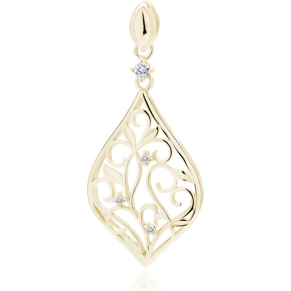 Olivie Stříbrný svatební přívěsek GOLD 9433 65048827