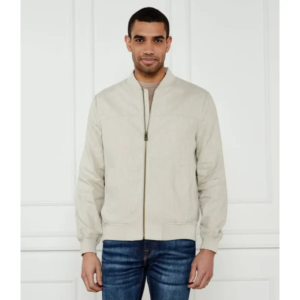 GUESS Bunda bomberka | Regular Fit | s prímesou ľanu 62199284