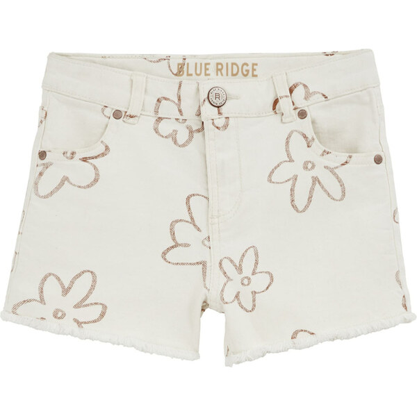 WE Fashion Džínsy hnedá / biela 62203620