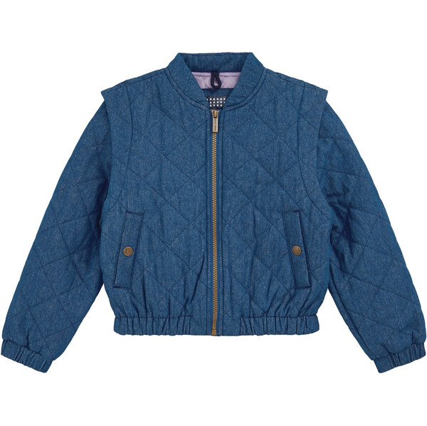 WE Fashion Prechodná bunda modrá denim 63135012