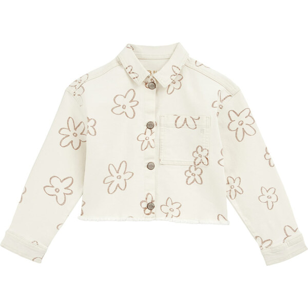 WE Fashion Prechodná bunda hnedá / šedobiela 63135025